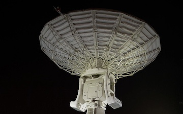 Image of a ground station located in Fairbanks, Alaska